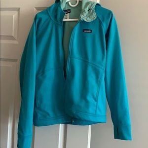 Patagonia blue jacket